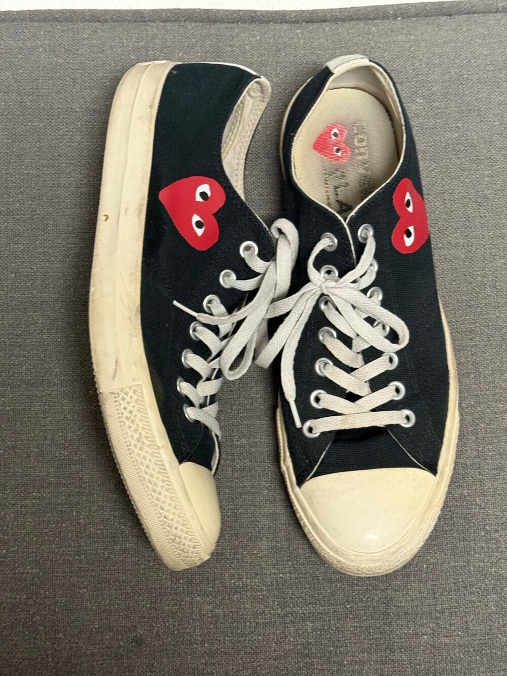 Converse One Heart Low Top Comme des Garcons CDG Play Sneakers Shoes M 11 W 13